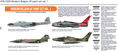 Modern Belgian AF paint set vol. 1 - 2