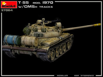 T-55 Early Mod 1970 with OMSh Track - 2