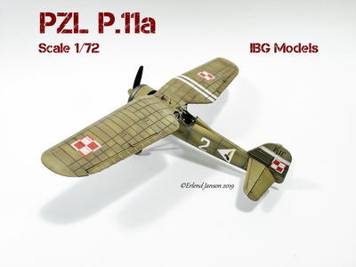PZL P.11a - Polish Fighter Plane - přijímáme předobjednávky - pre/orders - 2