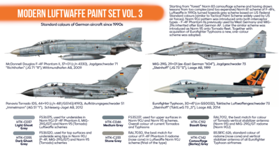 Modern Luftwaffe Paint Set vol.3 sada barev - 2