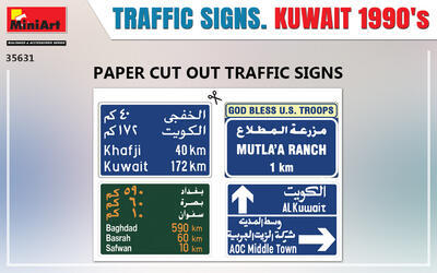 TRAFFIC SIGNS. KUWAIT 1990’s - 3