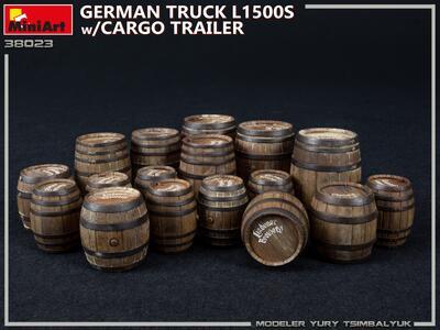 GERMAN TRUCK L1500S w/CARGO TRAILER - 3