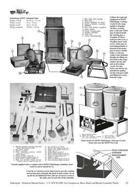 TM U.S. WWII GMC CCKW 2 1/2 Ton 6x6 Air Compresor Trucks, Mess Truck,.... - 3