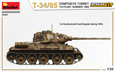 T-34/85 COMPOSITE TURRET. 112 PLANT. SUMMER 1944 INTERIOR KIT - 3