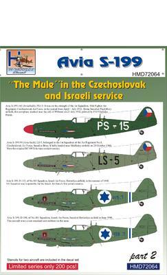 Avia S-199 - The Mule in the Czechoslovak and Israeli service - part 2 - 3