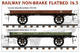 Railway Non-Brake Flatbed 16,5t - 3/4