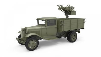 Soviet 1,5 t Truck w/ M-4 Maxim AA - 3