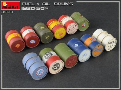 Fuel & OIL Drums 1930-50s - 3