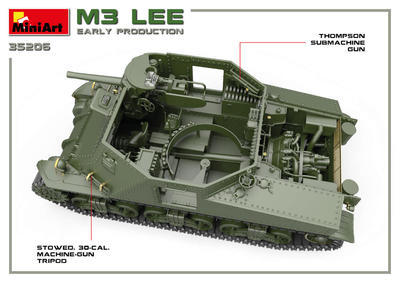 M3 Lee Early Production  w/ Interior Kit - 3