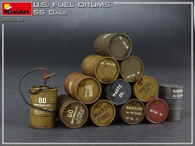 U.S. Fuel Drums 55 Gals.  - 3