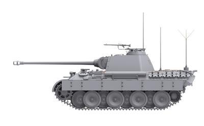 Pzkpfwg. V, Panther A Late, 2 in 1,  (SD.Kfz.171 / 268) w/o interier - 3