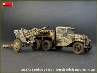 Soviet 2t 6x4 Truck with 76mm USV-BR GUN - 3