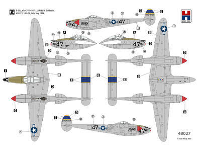 P-38J Lightning ETO 1944 - 3
