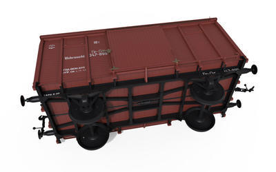 Railway Covered Goods Wagon 18t - 4