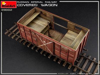 RUSSIAN IMPERIAL RAILWAY COVERED WAGON - 4