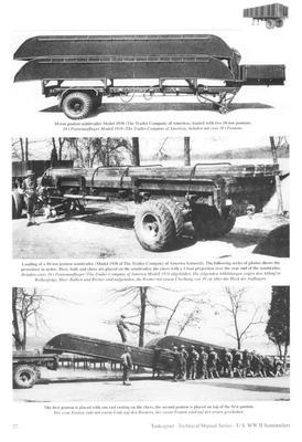 TM U.S. WWII Semitrailers for Autocar, Federal & IHC Tractor Truck - 4