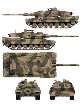 LEOPARD II A5/A6 EARLY/A6 LATE, 3 IN 1 - 4