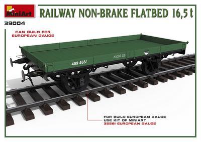 Railway Non-Brake Flatbed 16,5t - 4