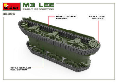 M3 Lee Early Production  w/ Interior Kit - 4