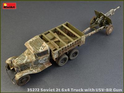 Soviet 2t 6x4 Truck with 76mm USV-BR GUN - 4