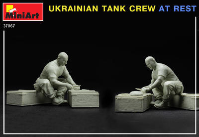 UKRAINIAN TANK CREW AT REST - 5