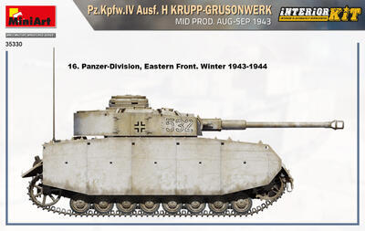 Pz.Kpfw.IV Ausf. H KRUPP-GRUSONWERK. MID PROD. AUG-SEP 1943. INTERIOR KIT - 5