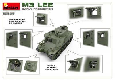 M3 Lee Early Production  w/ Interior Kit - 5