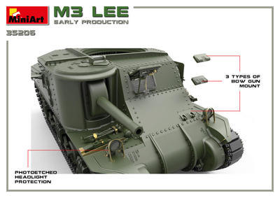 M3 Lee Early Production  w/ Interior Kit - 6