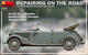REPAIRING ON THE ROAD, TYP 170V PERSONENWAGEN CABRIO AND 4 FIGURES - 7/7