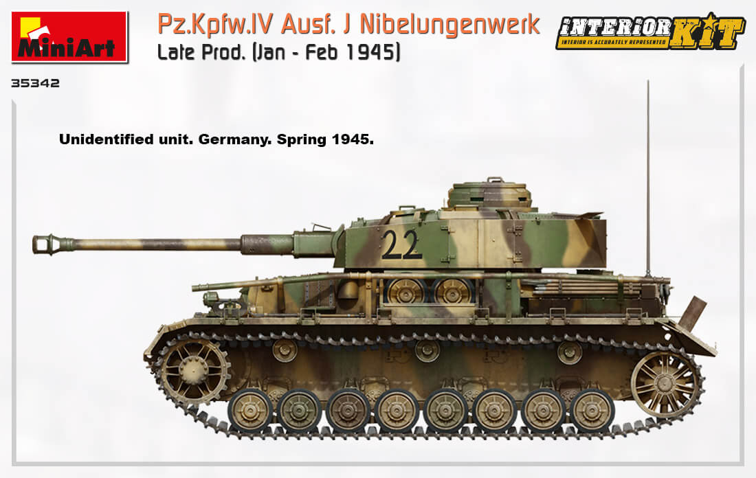 35342 Pz.Kpfw.IV Ausf. J Nibelungenwerk Late Prod.    (Jan – Feb 1945) INTERIOR KIT - foto 17